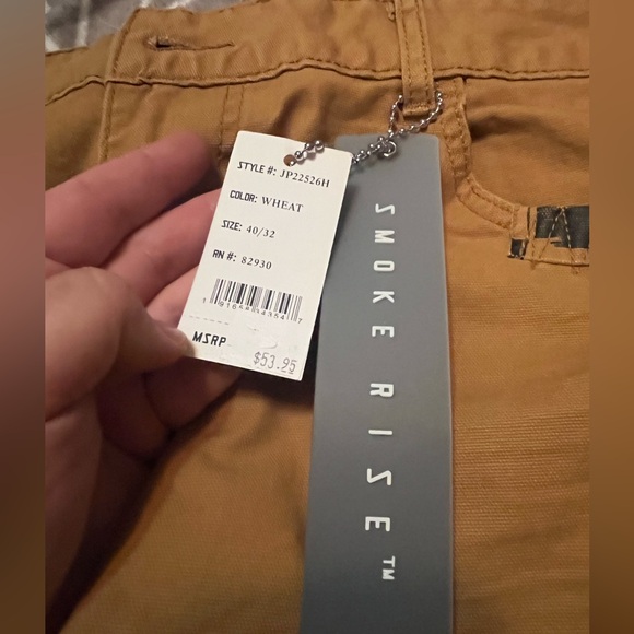 NWT Smoke rise Mens jeans dark Khaki in color - Picture 4 of 8